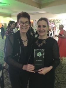 Ailbhe Smyth, former co-Director of Together for Yes, and Martina Quinn, MD of Alice PR & Events, pictured at the Event Industry Awards